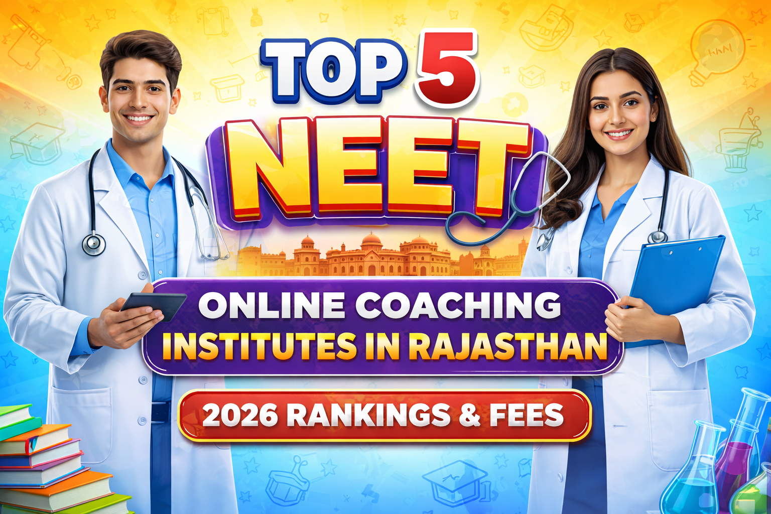 Top 5 NEET Online Coaching Institutes in Rajasthan: 2026 Rankings & Fees
